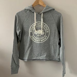 Roots cropped hoodie. NWT. SZ-S